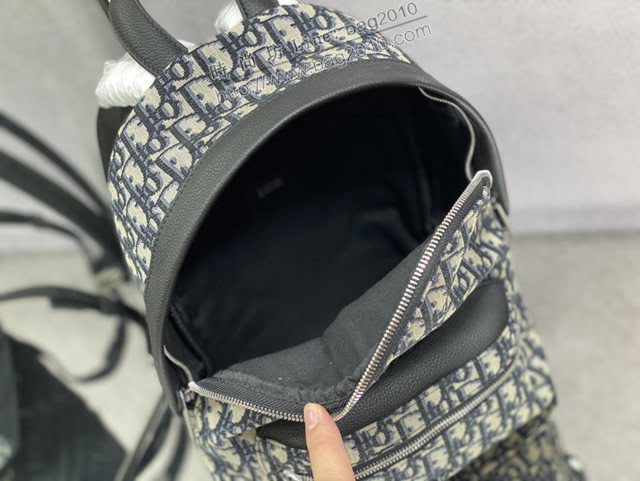 Dior男包 迪奧Oblique復古老花小號雙肩包後背包  dfk1657